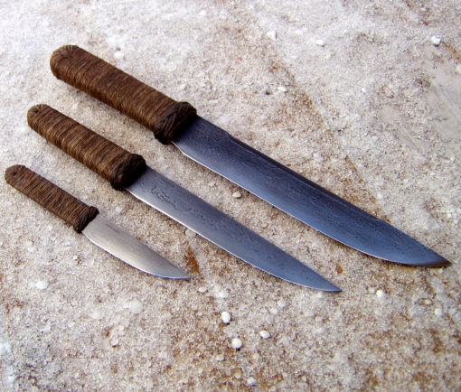 Bushknife Trio from Wildertools by Rick Marchand