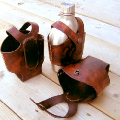 Canteen leather holder from Wildertools by Rick Marchand