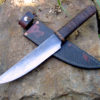 Swept Tanto bushknife from Wildertools by Rick Marchand
