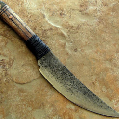 Tribal Swept Necker bushknife from Wildertools by Rick Marchand