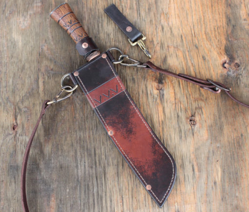 Parang with wooden handle from Wildertools by Rick Marchand